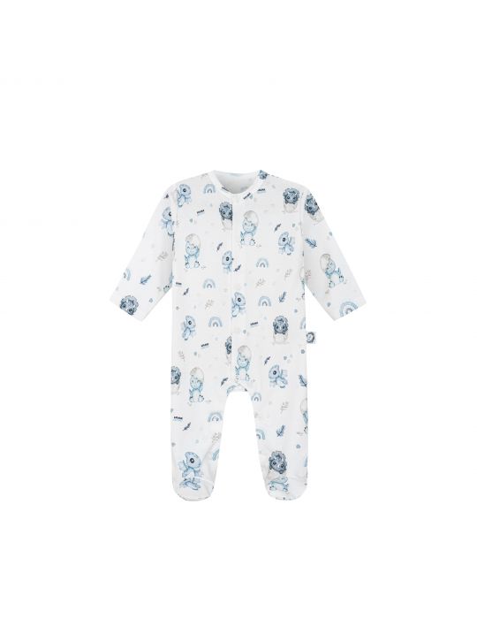 Bonjour Cherie Pajac niemowlęcy bawełna organiczna Dino
