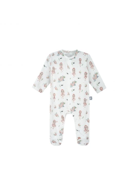 Bonjour Cherie Pajac niemowlęcy bawełna organiczna Wróżki