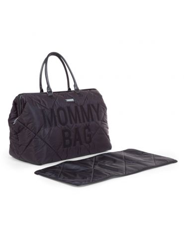 Childhome Torba Mommy Bag pikowana czarna Childhome Torba Mommy Bag pikowana czarna