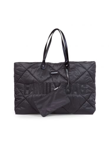 Childhome Torba Family Bag pikowana czarna