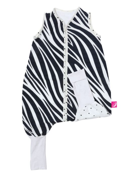 Motherhood Śpiworek muślinowy z nogawkami 1-1,5 Zebra niebieska