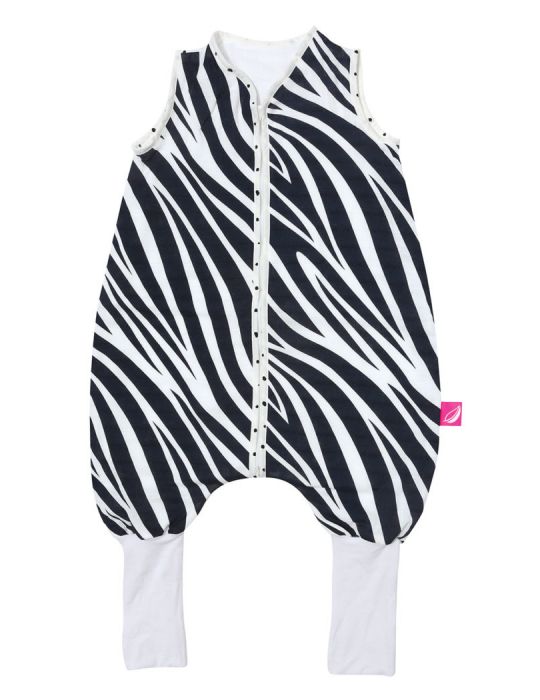 Motherhood Śpiworek muślinowy z nogawkami 1-1,5 Zebra niebieska