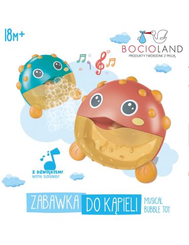 Bocioland Bąbelkowa rybka do kąpieli Green Bocioland Bąbelkowa rybka do kąpieli Green