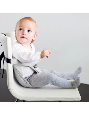 Minimonkey Szelki do krzesełka jasnoszare