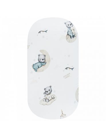 Bonjour Cherie Prześcieradło bambusowe na przewijak 50/70 Misie