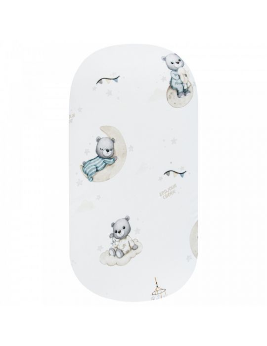 Bonjour Cherie Prześcieradło bambusowe na przewijak 50/70 Misie