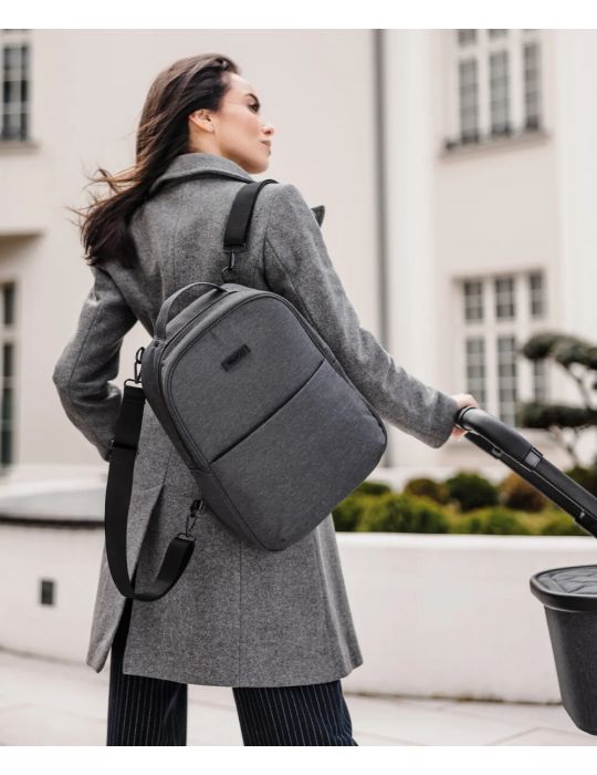 Venicci Tinum Edge wózek głęboko-spacerowy Charcoal