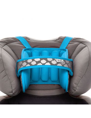 NapUp Opaska podtrzymująca główkę w foteliku samochodowym Niebieska