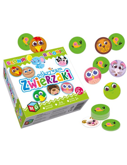 Multigra Gra edukacyjna Słonik Balonik Odkrywam zwierzęta