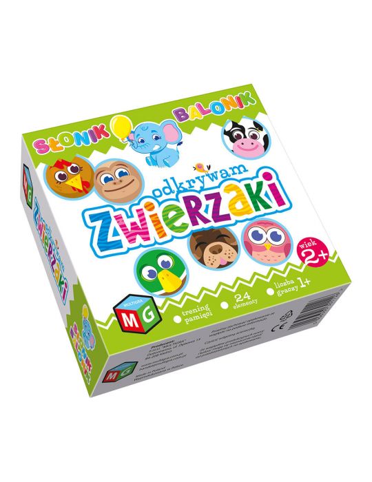 Multigra Gra edukacyjna Słonik Balonik Odkrywam zwierzęta