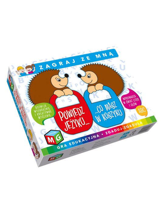 Multigra Gra edukacyjna Powiedz jeżyku co masz w koszyku