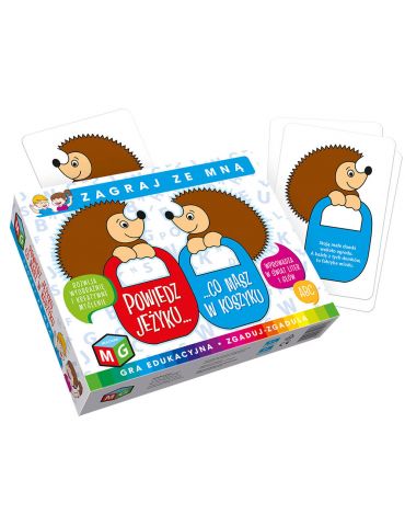 Multigra Gra edukacyjna Powiedz jeżyku co masz w koszyku Multigra Gra edukacyjna Powiedz jeżyku co masz w koszyku