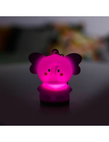 InnoGio Breloczek silikonowy świecący do kluczy Giokeyrings Elephant InnoGio Breloczek silikonowy świecący do kluczy Giokeyrings Elephant