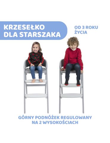 Chicco Krzesełko do karmienia Crescendo up Etna black re_lux Chicco Krzesełko do karmienia Crescendo up Etna black re_lux