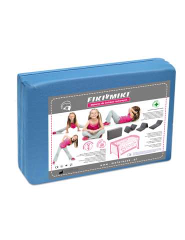 Fiki Miki Materac do ćwiczeń ruchowych 120x60 niebieski