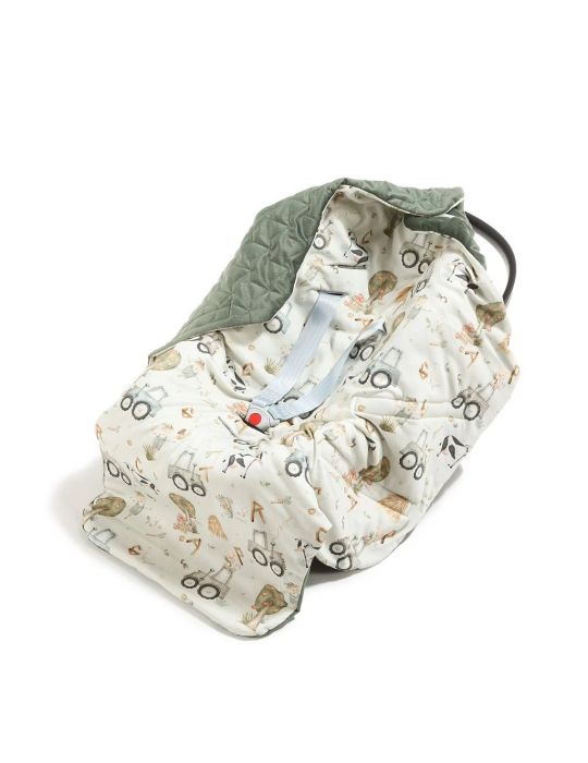 La Millou Kocyk do fotelika ( ABC Farm - Velvet Khaki )