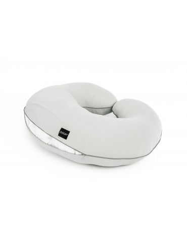 Poofi Pokrowiec na poduszkę do karmienia organic Jasny szary