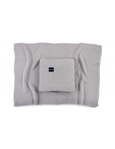 Poofi Kocyk bambusowy Pure Jasno szary