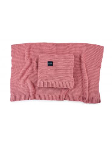 Poofi Kocyk bambusowy Pure Malinowy