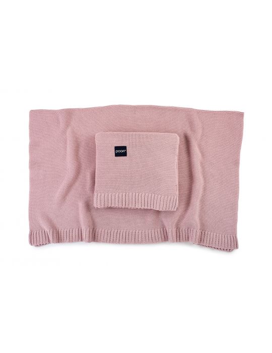 Poofi Kocyk bambusowy Pure Vintage Pink