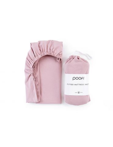 Poofi Prześcieradło do łóżeczka organic 70x140 Piwonia