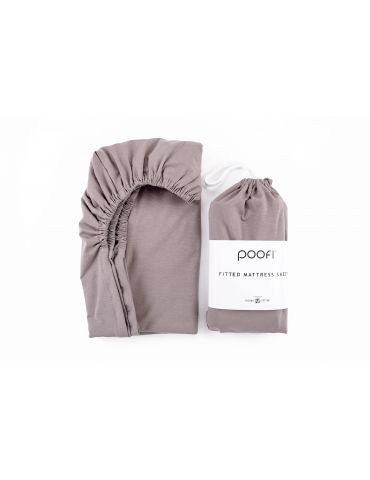 Poofi Prześcieradło do łóżeczka organic 60x120 Lawenda