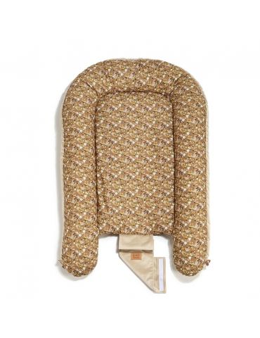 La Millou Kokon Velvet Collection Best nest M ( Flower Styles - Sand )
