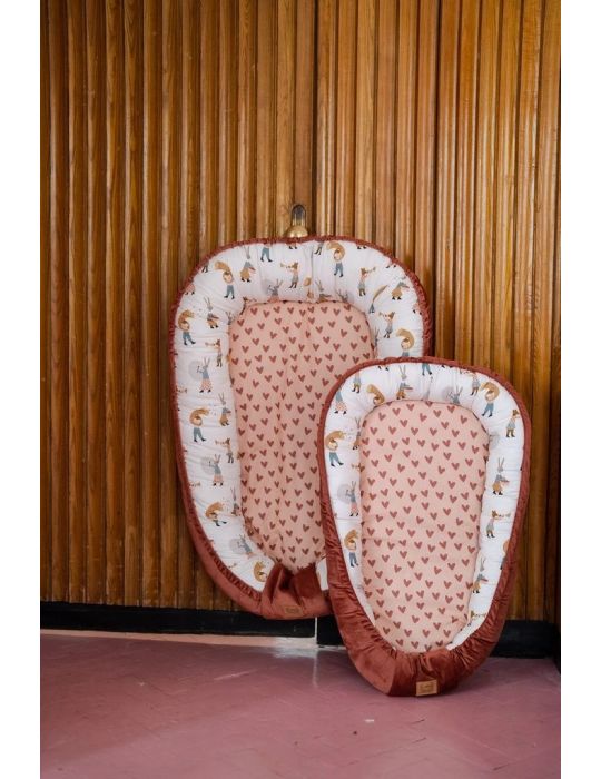 La Millou Kokon Velvet Collection Best nest M ( Heartbeat Pink Music - Ginger )