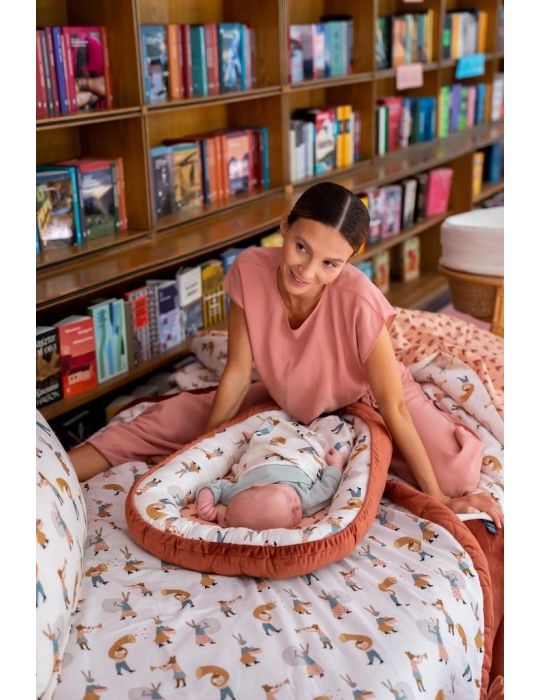 La Millou Kokon Velvet Collection Best nest M ( Heartbeat Pink Music - Ginger )