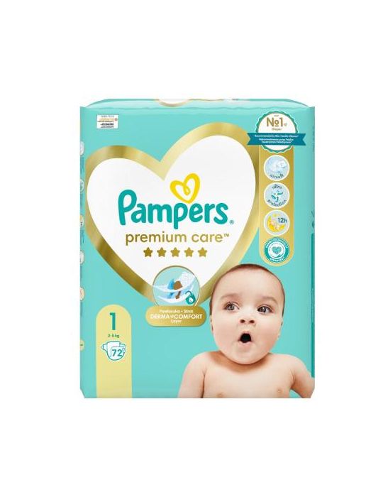 Pieluchy Pampers Premium Care 1 Newborn 72szt. 2-5kg