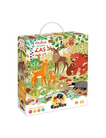 CzuCzu Dzikie puzzle Las 3+ CzuCzu Dzikie puzzle Las 3+
