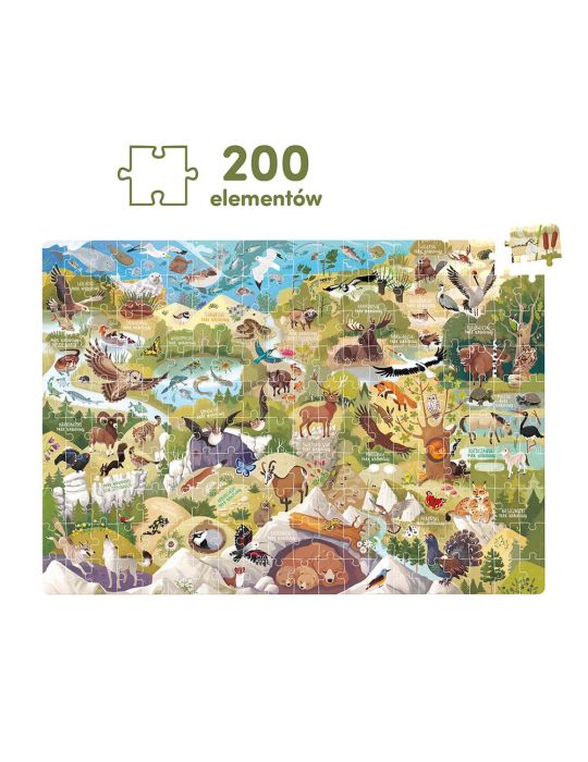 CzuCzu Dzikie puzzle Parki narodowe 6+