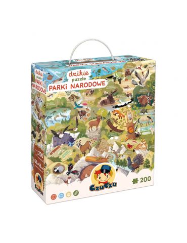 CzuCzu Dzikie puzzle Parki narodowe 6+ CzuCzu Dzikie puzzle Parki narodowe 6+