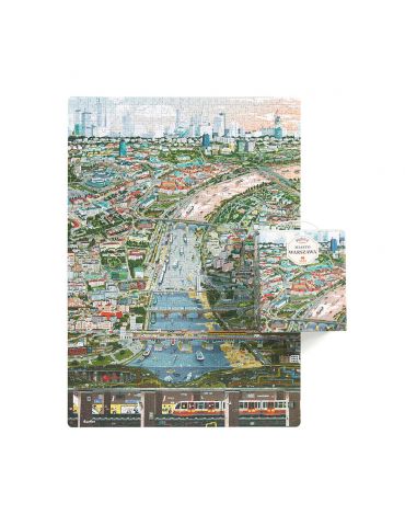 CzuCzu Puzzlove Miasto Warszawa 1000 elementów