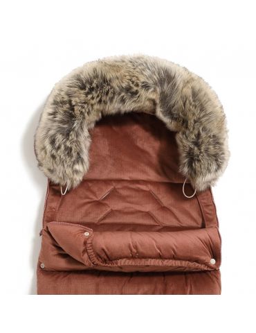La Millou Śpiworek do wózka Aspen Uni Velvet Collection ( Ginger )