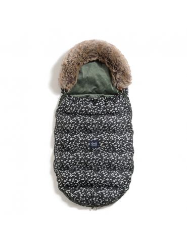 La Millou Śpiworek do wózka Multi Aspen Winterproof Stroller Bag Uni ( Pretty Black - Khaki )