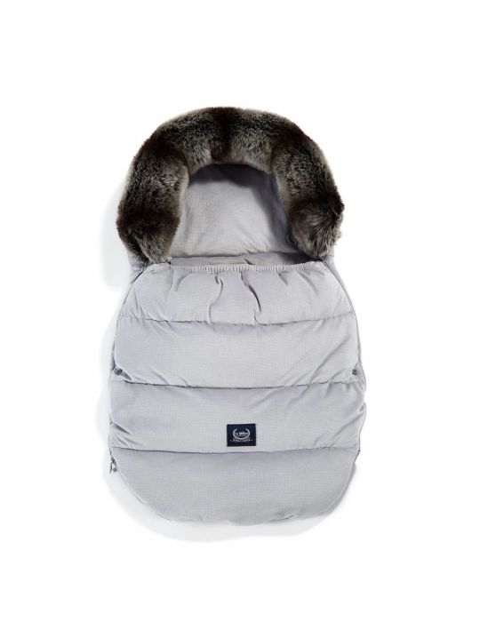 La Millou Śpiworek do wózka Aspen combo Velvet Collection ( Dark Grey )