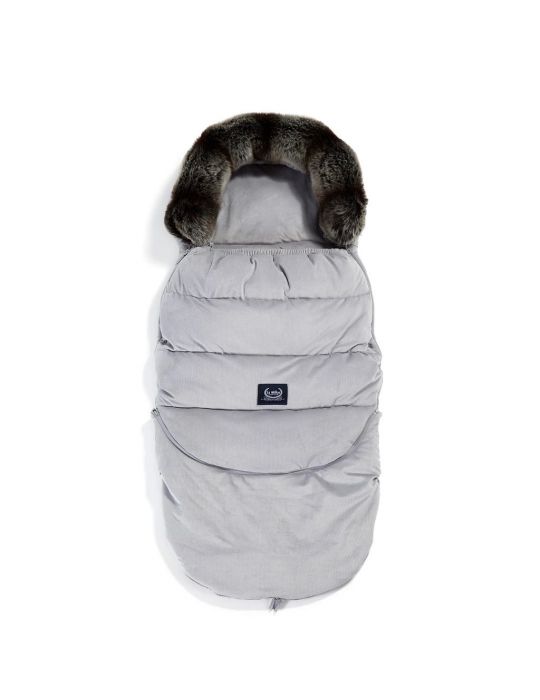 La Millou Śpiworek do wózka Aspen combo Velvet Collection ( Dark Grey )