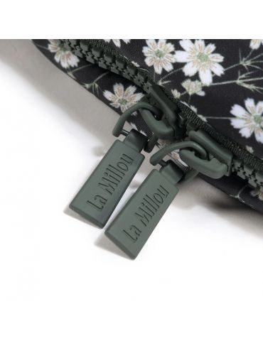 La Millou Śpiworek Aspen Winterproof Stroller Bag Combo ( Pretty Black - Khaki )