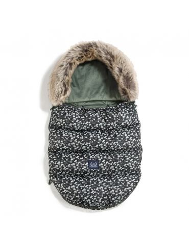 La Millou Śpiworek Aspen Winterproof Stroller Bag Combo ( Pretty Black - Khaki )