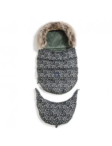 La Millou Śpiworek Aspen Winterproof Stroller Bag Combo ( Pretty Black - Khaki )