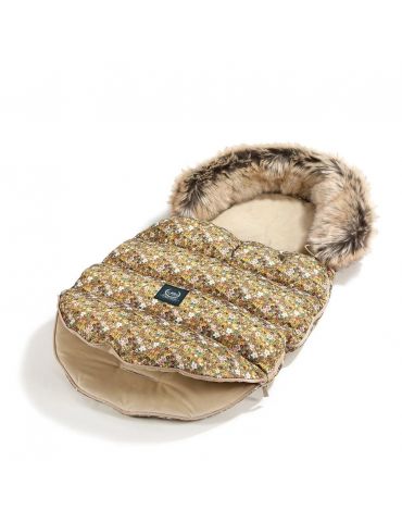 La Millou Śpiworek Multi Aspen Winterproof Stroller Bag Combo ( Flower Styles - Sand ) La Millou Śpiworek Multi Aspen Winterproof Stroller Bag Combo ( Flower Styles - Sand )