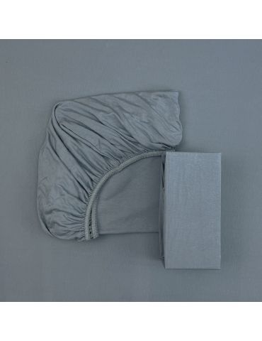 Fiki Miki Prześcieradło bambusowe 90x40 niebieskie