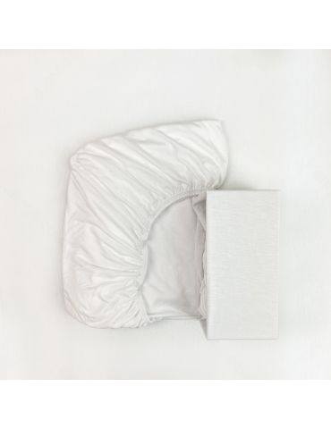 Fiki Miki Prześcieradło bambusowe 120x60 białe