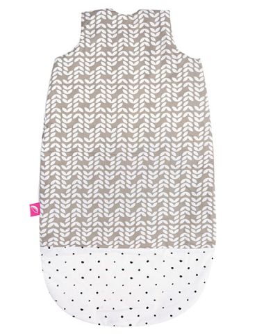 Motherhood Śpiworek bawełniany Zip-a-Round 2w1 3-18mc Classic beżowy