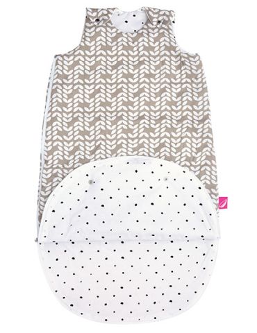 Motherhood Śpiworek bawełniany Zip-a-Round 2w1 3-18mc Classic beżowy
