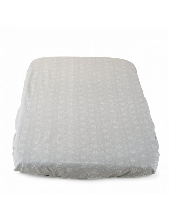 Chicco Prześcieradło do łóżeczka Next2me 4w1 2szt Grey fox