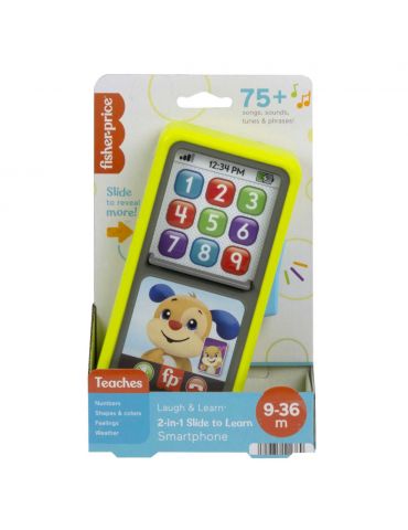 Fisher Price Smartfonik 2w1 Przesuwaj i ucz się Fisher Price Smartfonik 2w1 Przesuwaj i ucz się