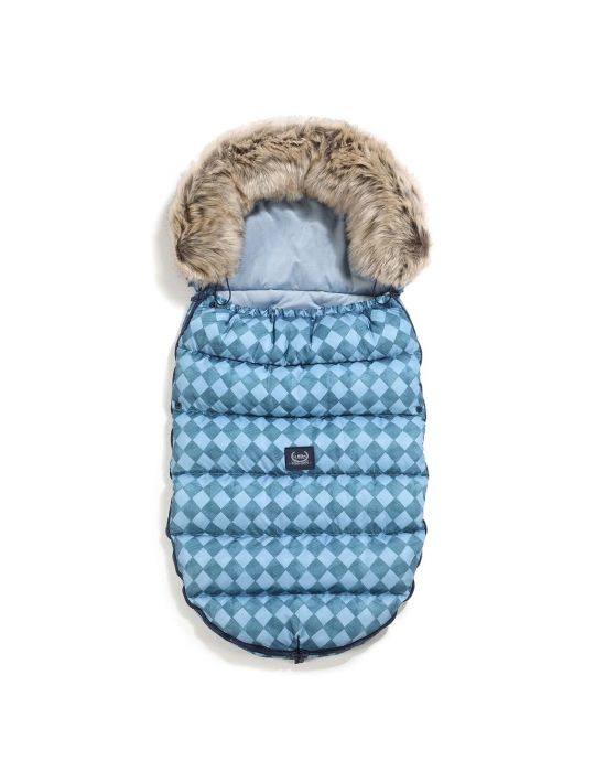 La Millou Śpiworek do wózka Aspen Winterproof Stroller Bag Uni ( Prince Chessboard - Wind Blue )