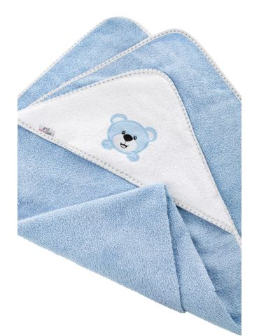 Bocioland Okrycie kąpielowe 100/100 niebieskie